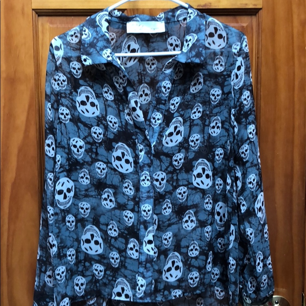 Vintage Havana Skull Blouse